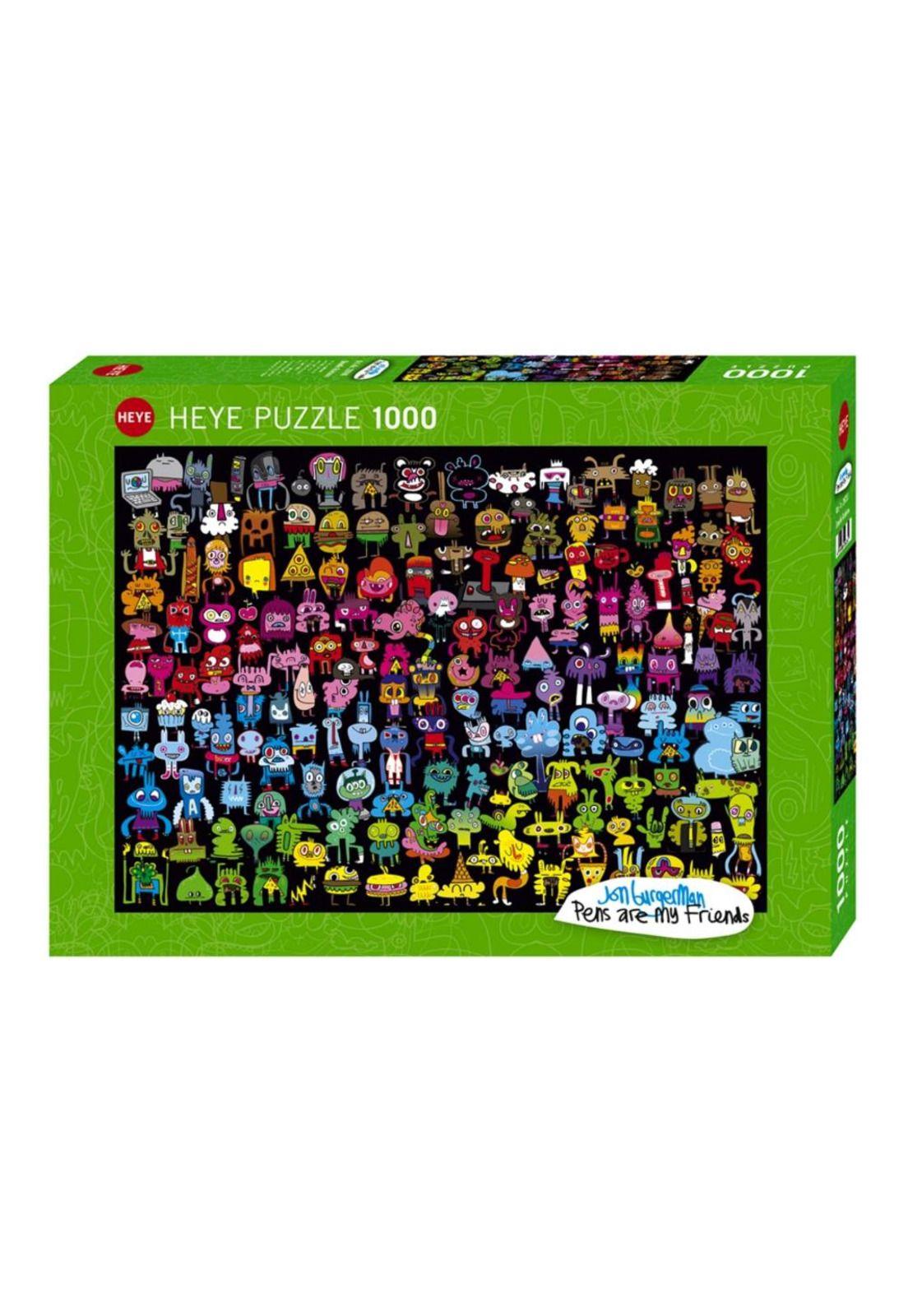 Puzzle Heye 1000 – Doodle Rainbow-0