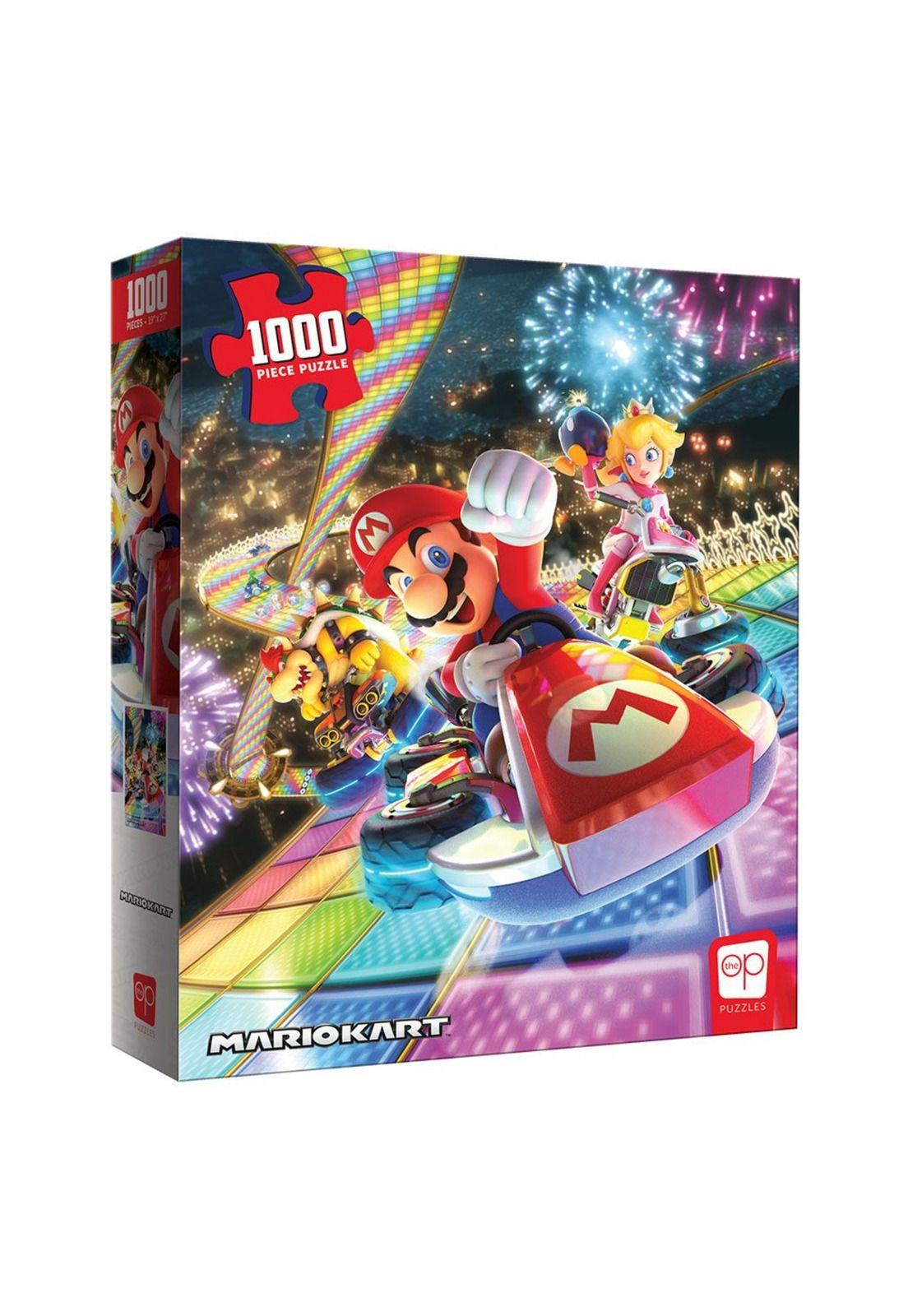 Puzzles OP 1000 piezas: Mario Kart Rainbow Road-0