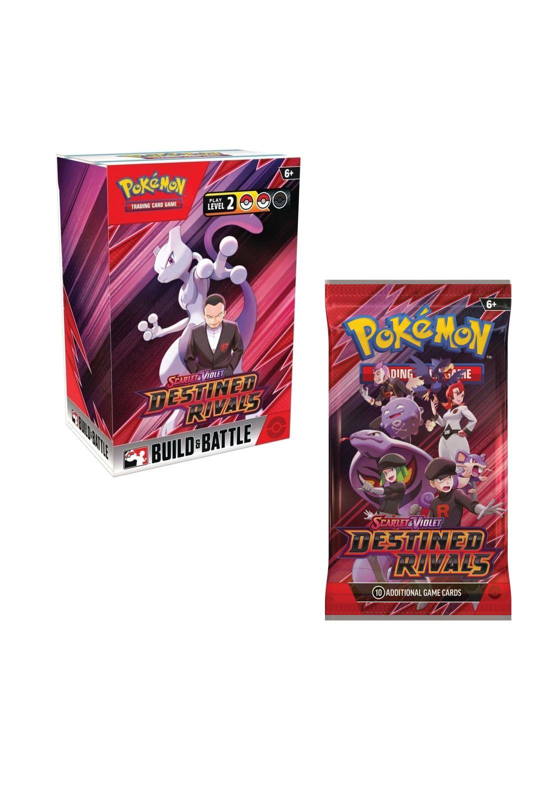 Pokémon Destined Rivals Build and Battle Box Inglés-2