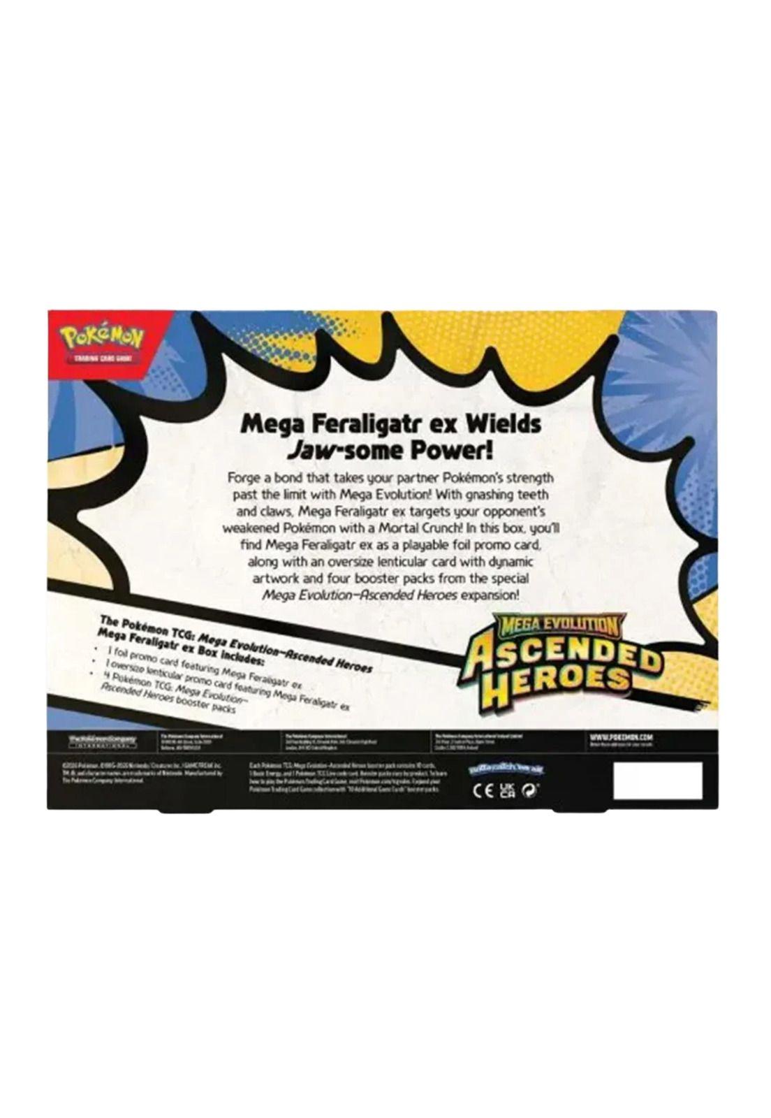 Pokémon Mega Feraligatr ex Box Inglés-3