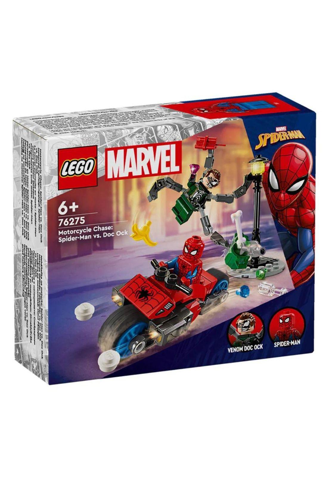 Lego Persecución en Moto: Spider-Man vs. Dock Ock-0