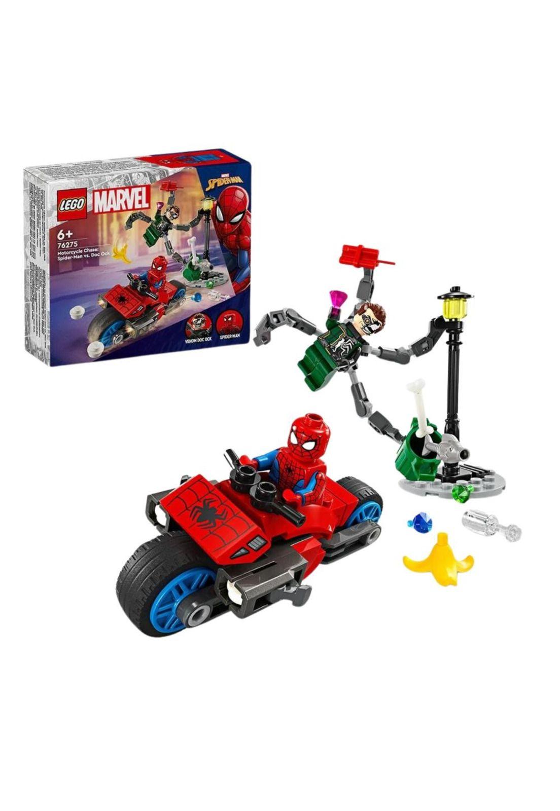 Lego Persecución en Moto: Spider-Man vs. Dock Ock-1