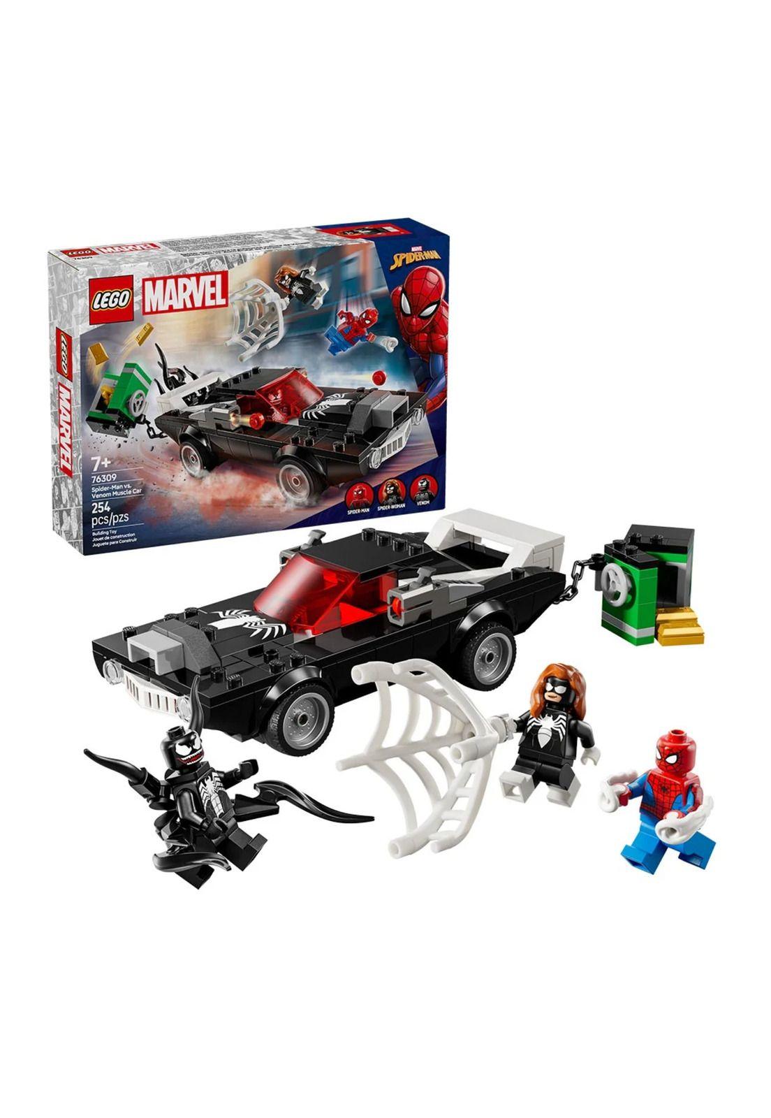 Lego Spiderman Spider-Man vs Auto Brutal de Venom (76309)-4