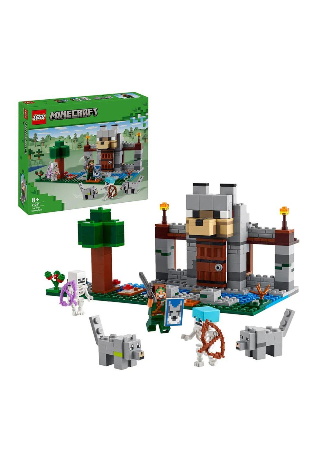 Lego Minecraft La Fortaleza Lobo (21261)-2