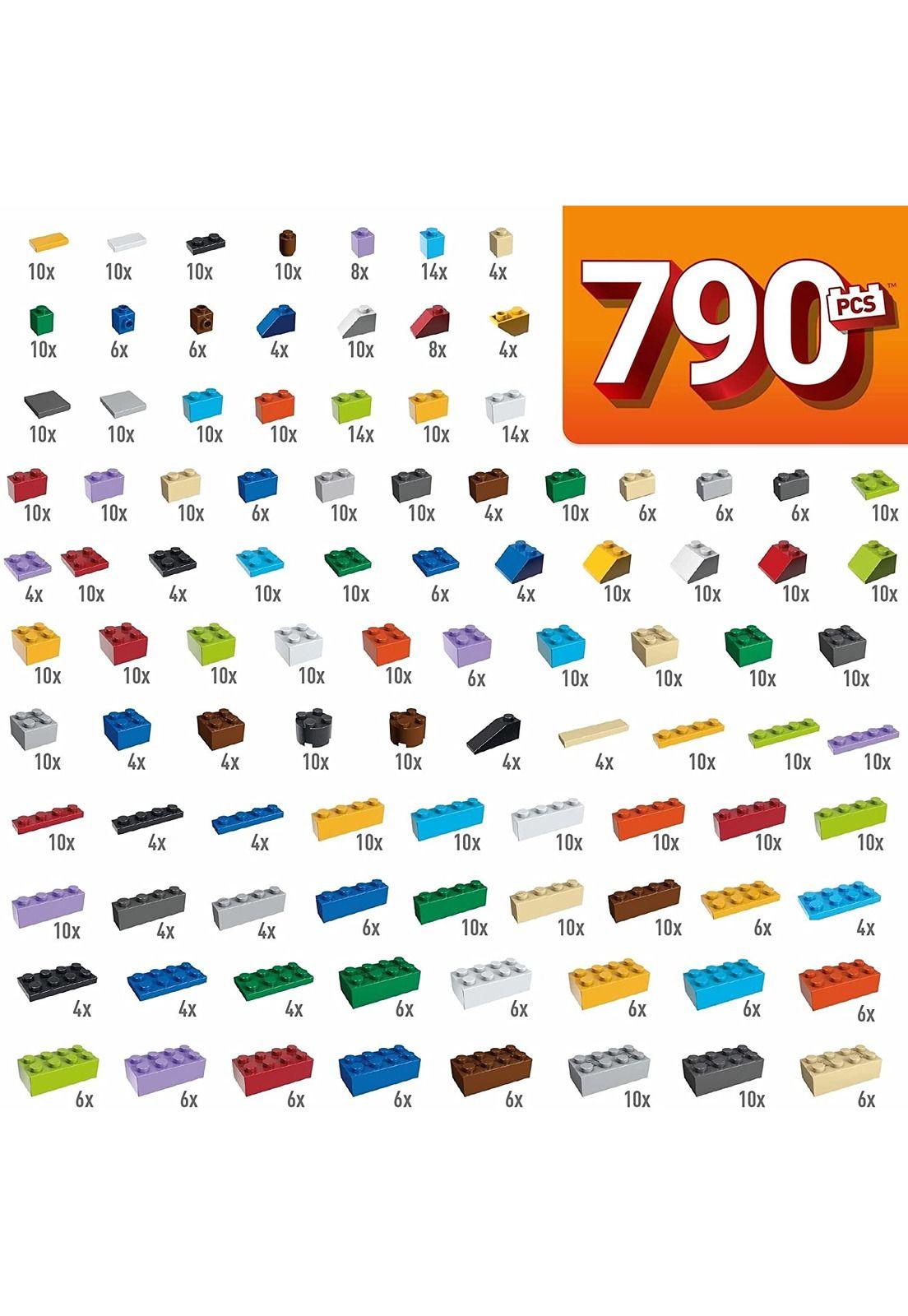 Megabloks 790 Piezas Bloques-2