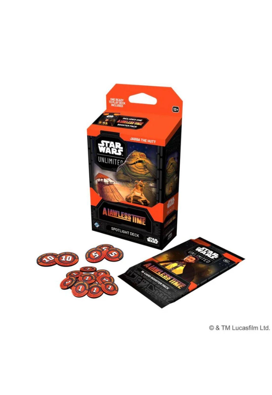 Star Wars Unlimited A Lawless Time Spotlight Jabba el Hutt Deck Español-2