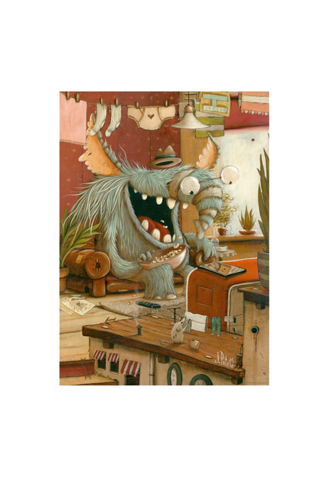 Puzzle Rompecabezas Heye 1000 - Zozoville Laundry Day-1
