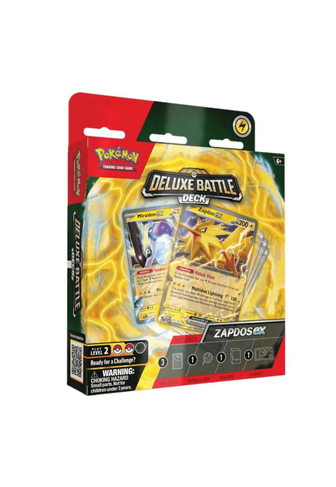 Pokemon Zapdos ex Deluxe Battle Deck Inglés-0