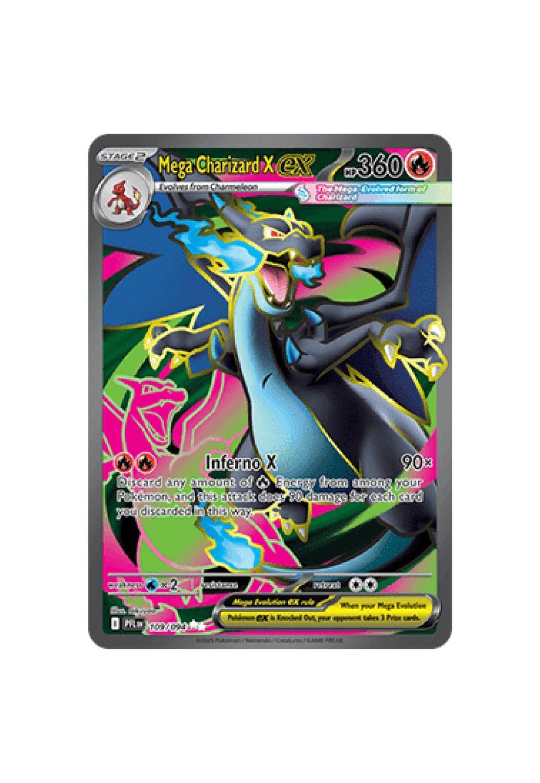 Pokemon Mega Charizard X ex Tin Español-3