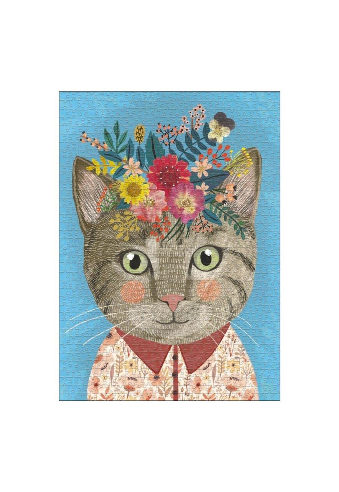 Puzzle Heye 1000 – Pretty Feline-1