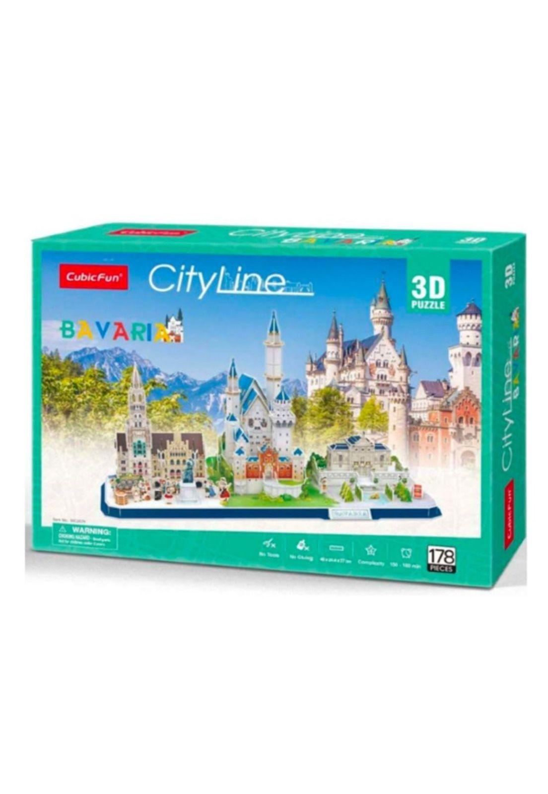 City Line Bavaria Puzzle 3D-0