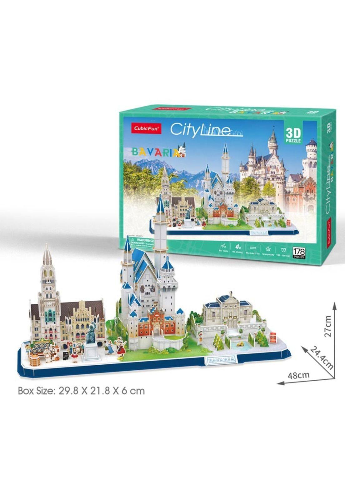City Line Bavaria Puzzle 3D-1