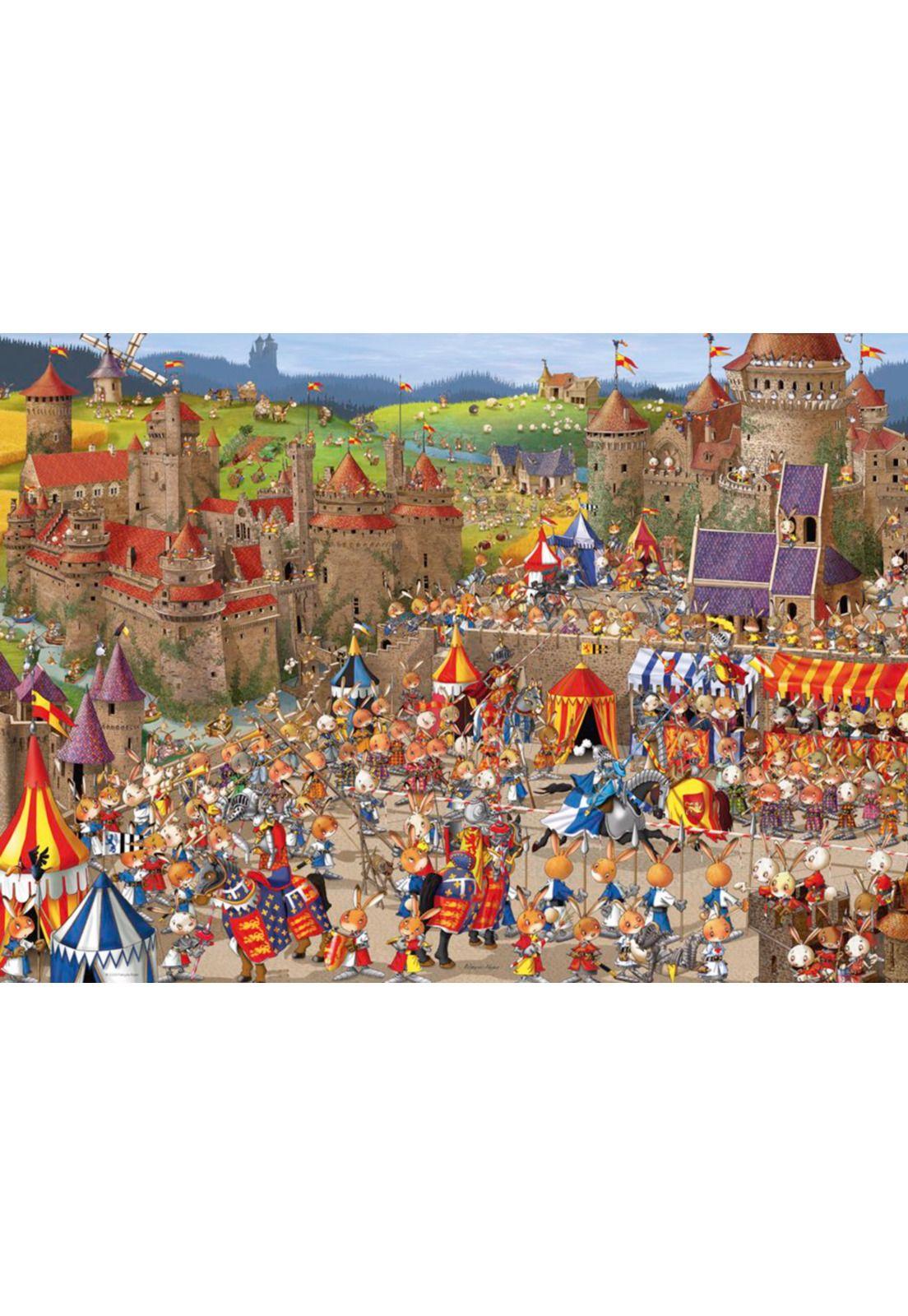 Puzzle Heye 1000 - Bunny Battles-1