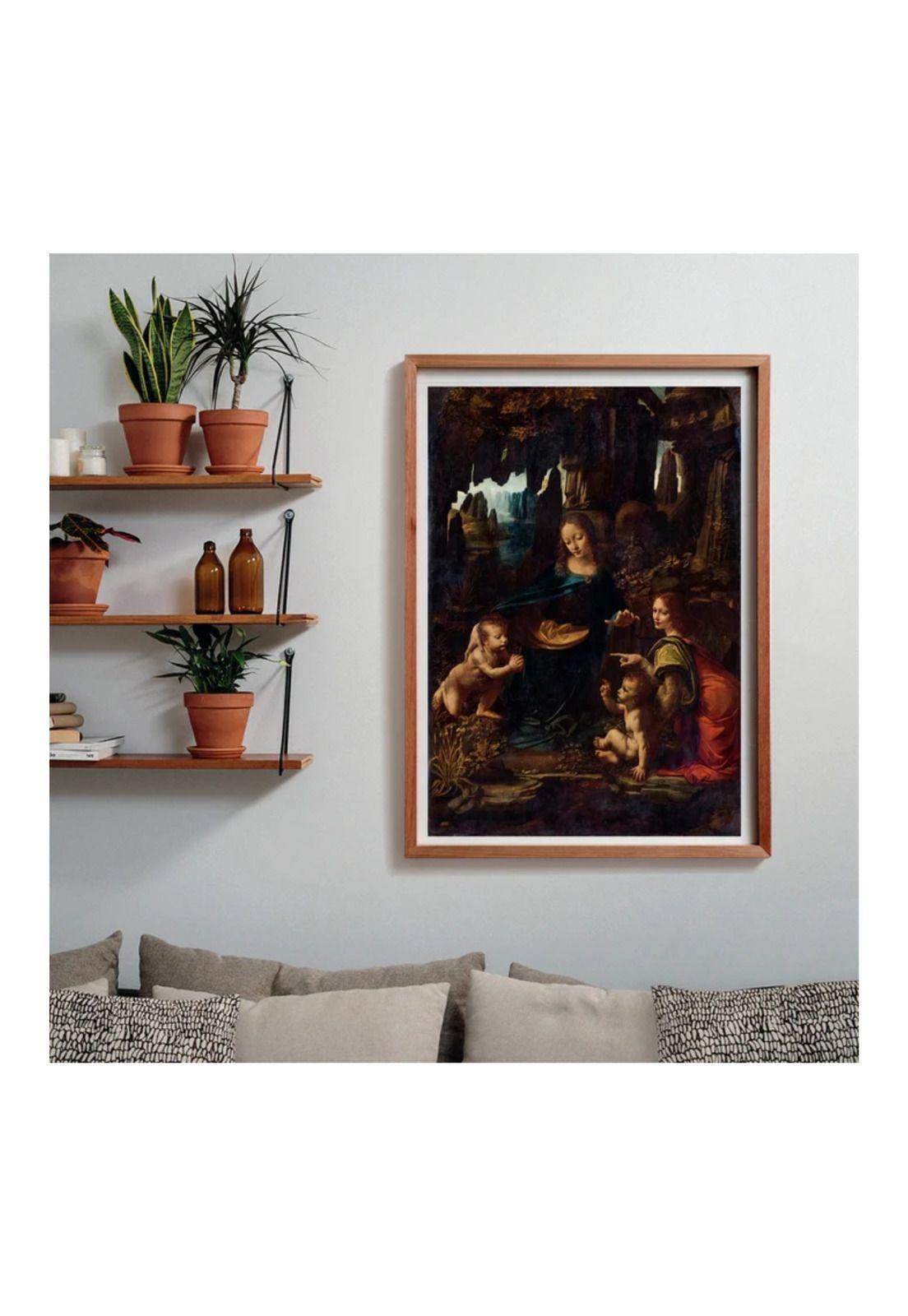 Puzzle Rompecabezas Clementoni 1000 - The Virgin of the Rocks (Museum Collection)-2