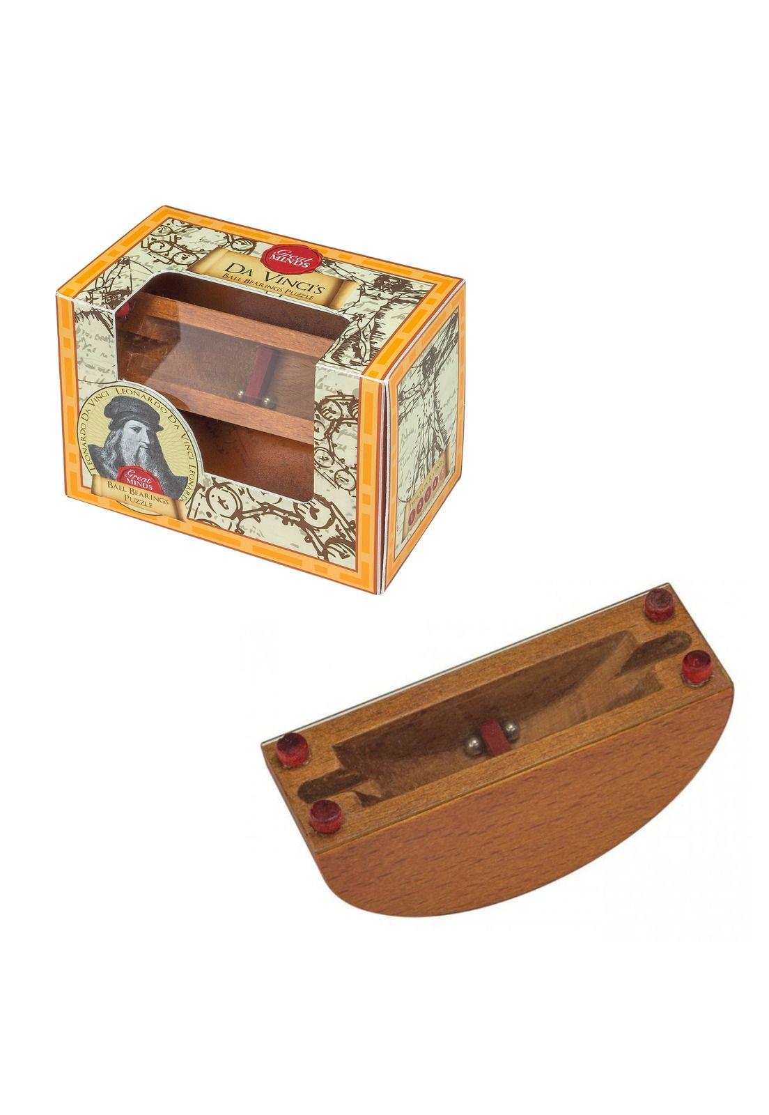 Da Vinci's Ball Bearings Puzzle - Great Minds Puzzle de Madera-2