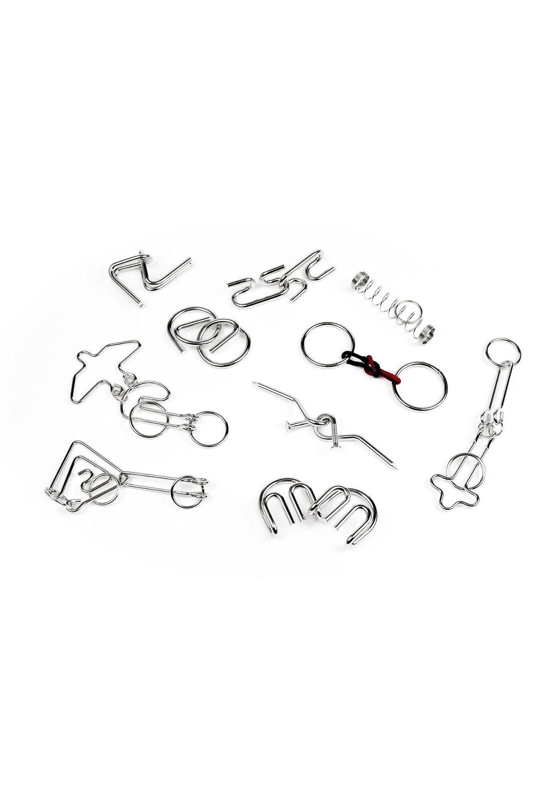 Set de 10 Puzzles - Puzzle and Perplex Ultimate Metal Puzzle Collection-1