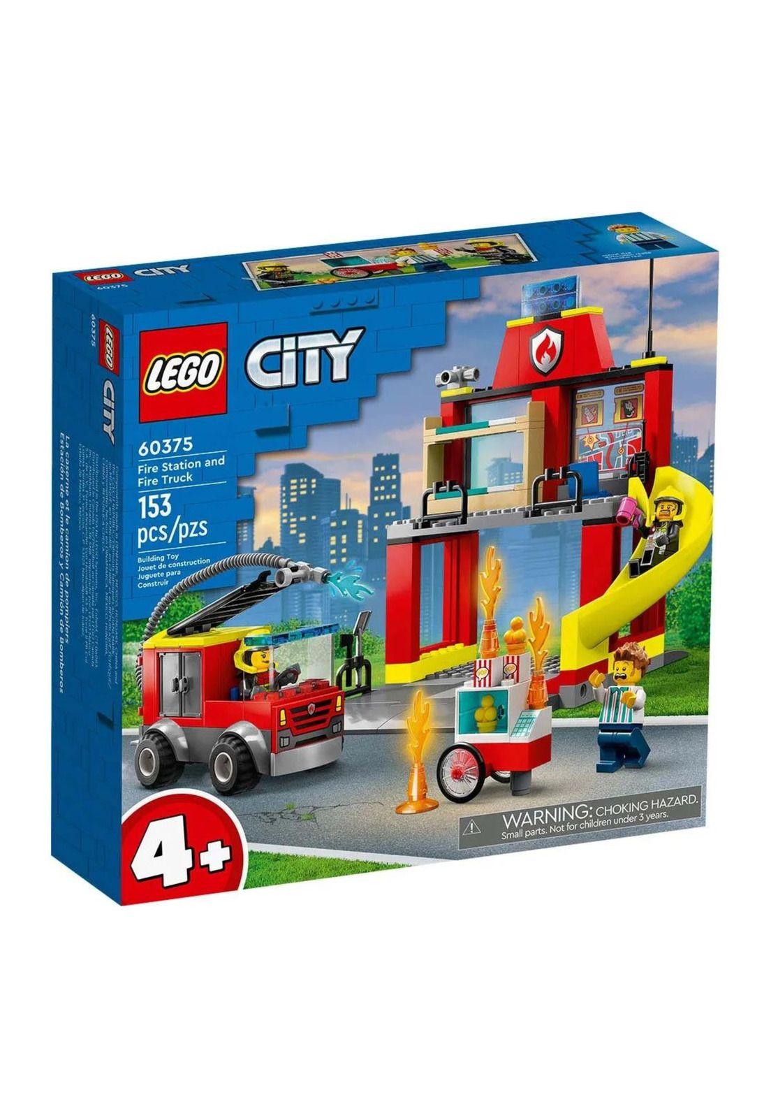 Lego City: Estación de Bomberos y Camión de Bomberos-0