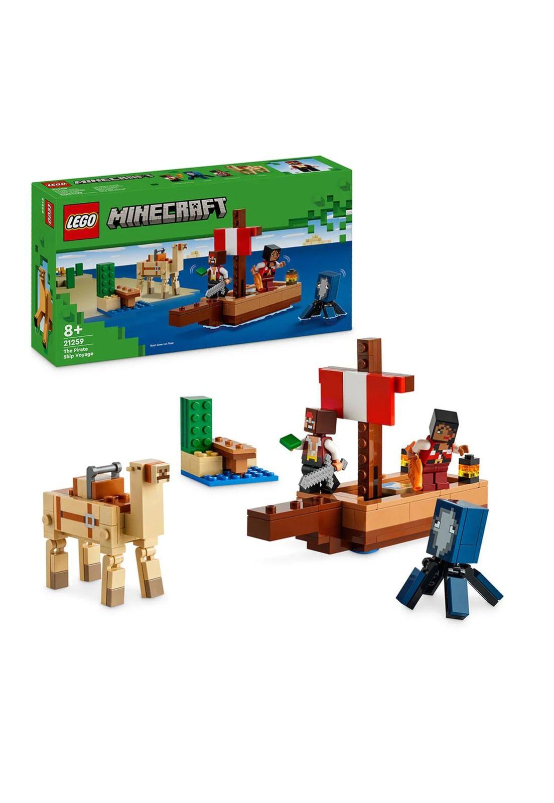 Lego Minecraft El Viaje en el Barco Pirata (21259)-2