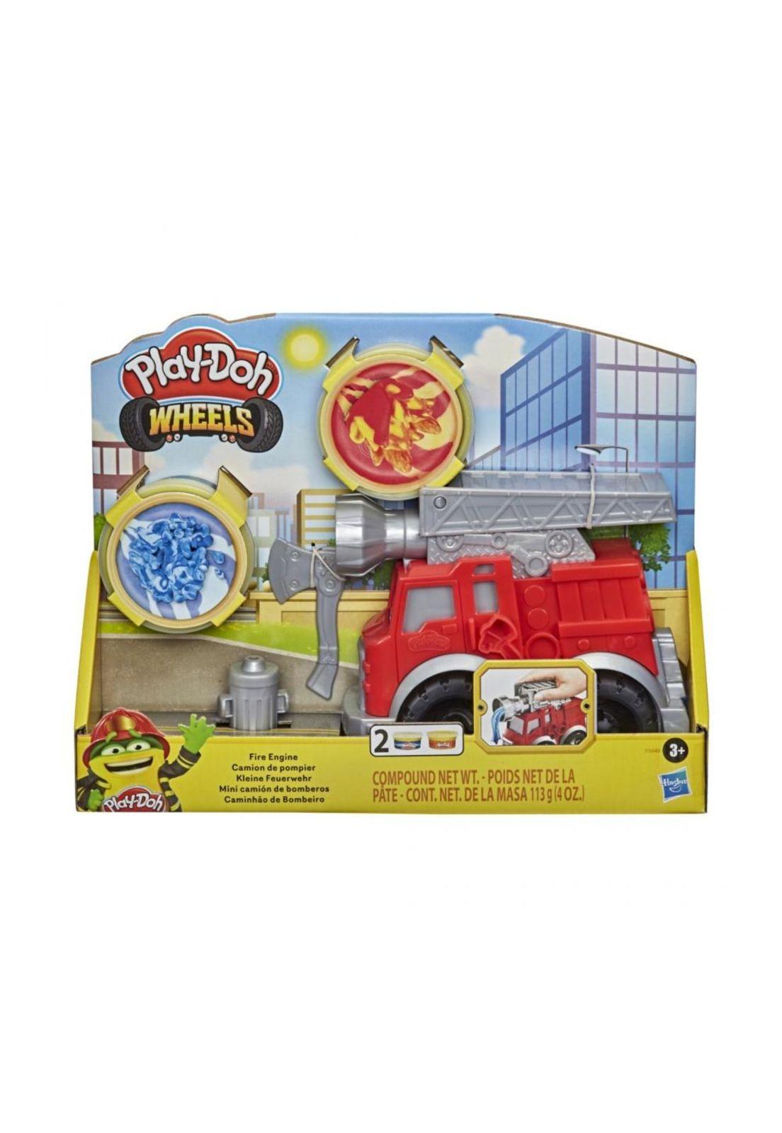 Play Doh Wheels Mini Camión de Bomberos-0
