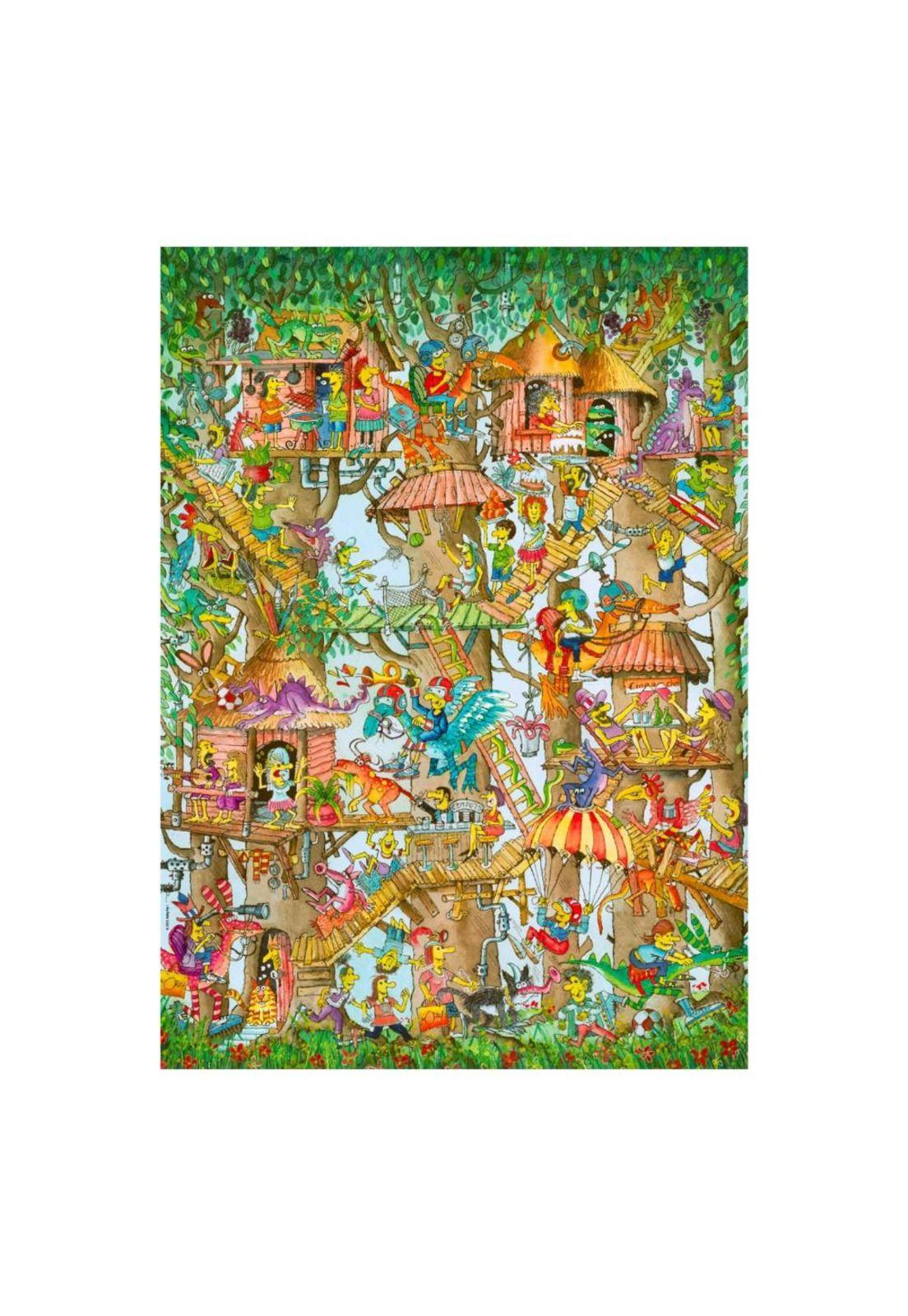 Puzzle Heye 1000 – Tree Loddges-1