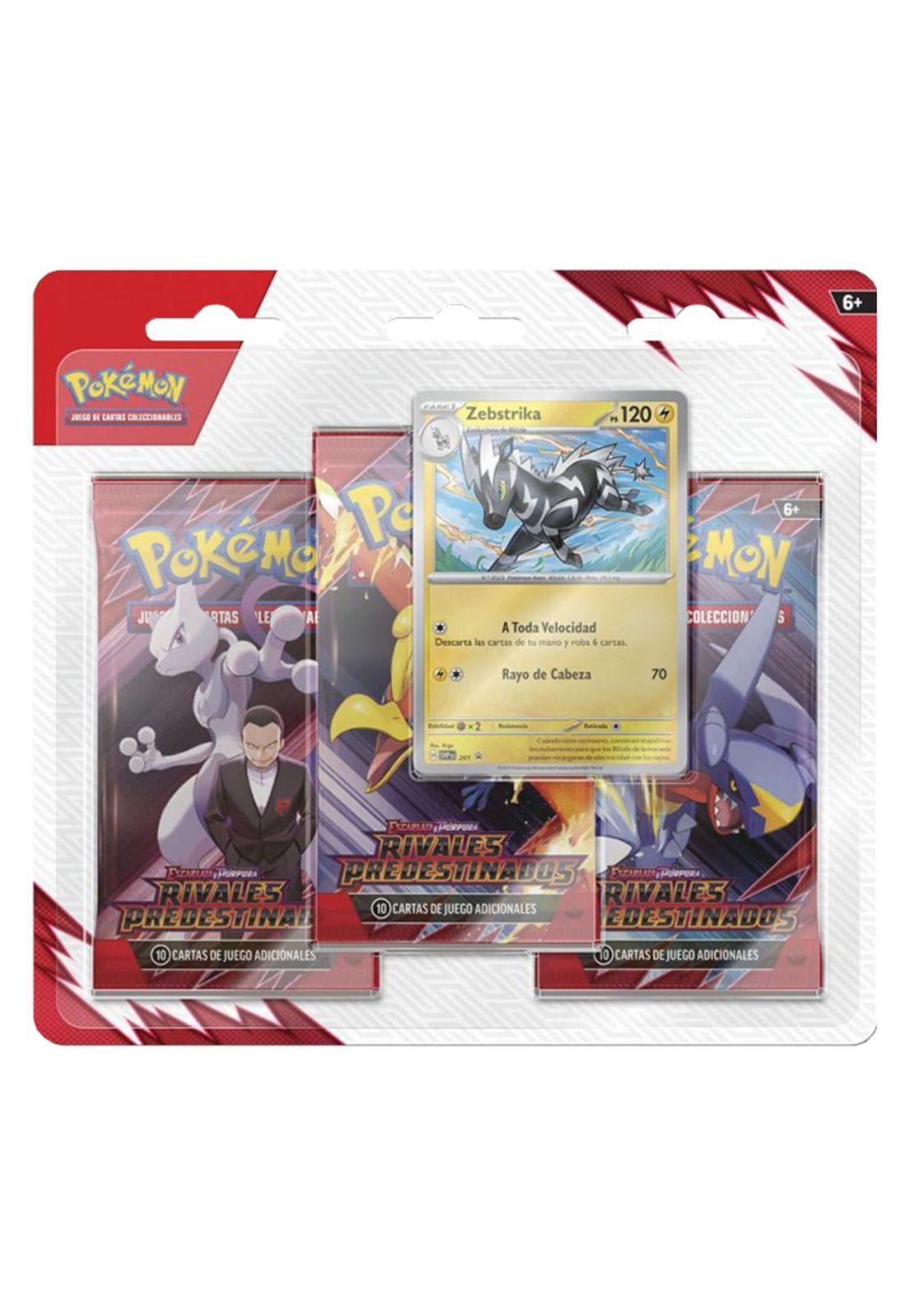 Pokémon Destined Rivals Zebstrika Blister Español-0