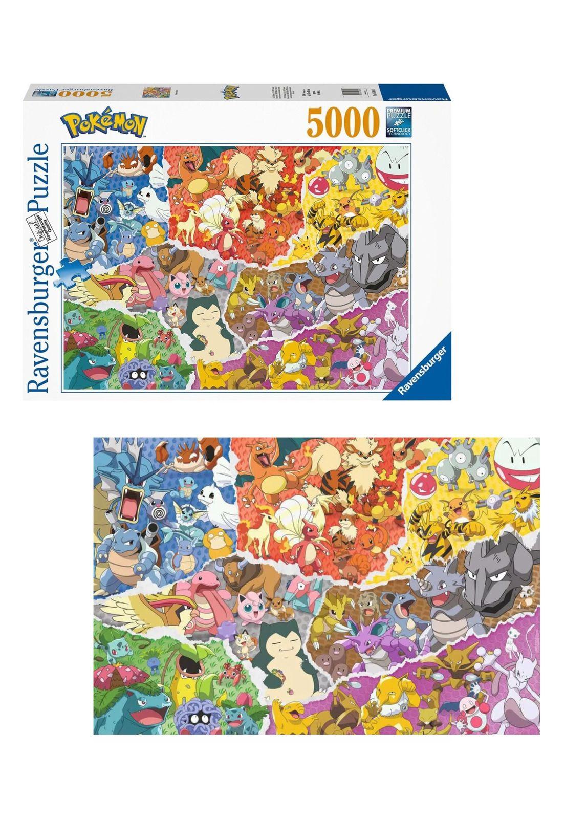 Puzzle Rompecabezas Ravensburger Pokémon 5000 piezas - Collage Gigante-2
