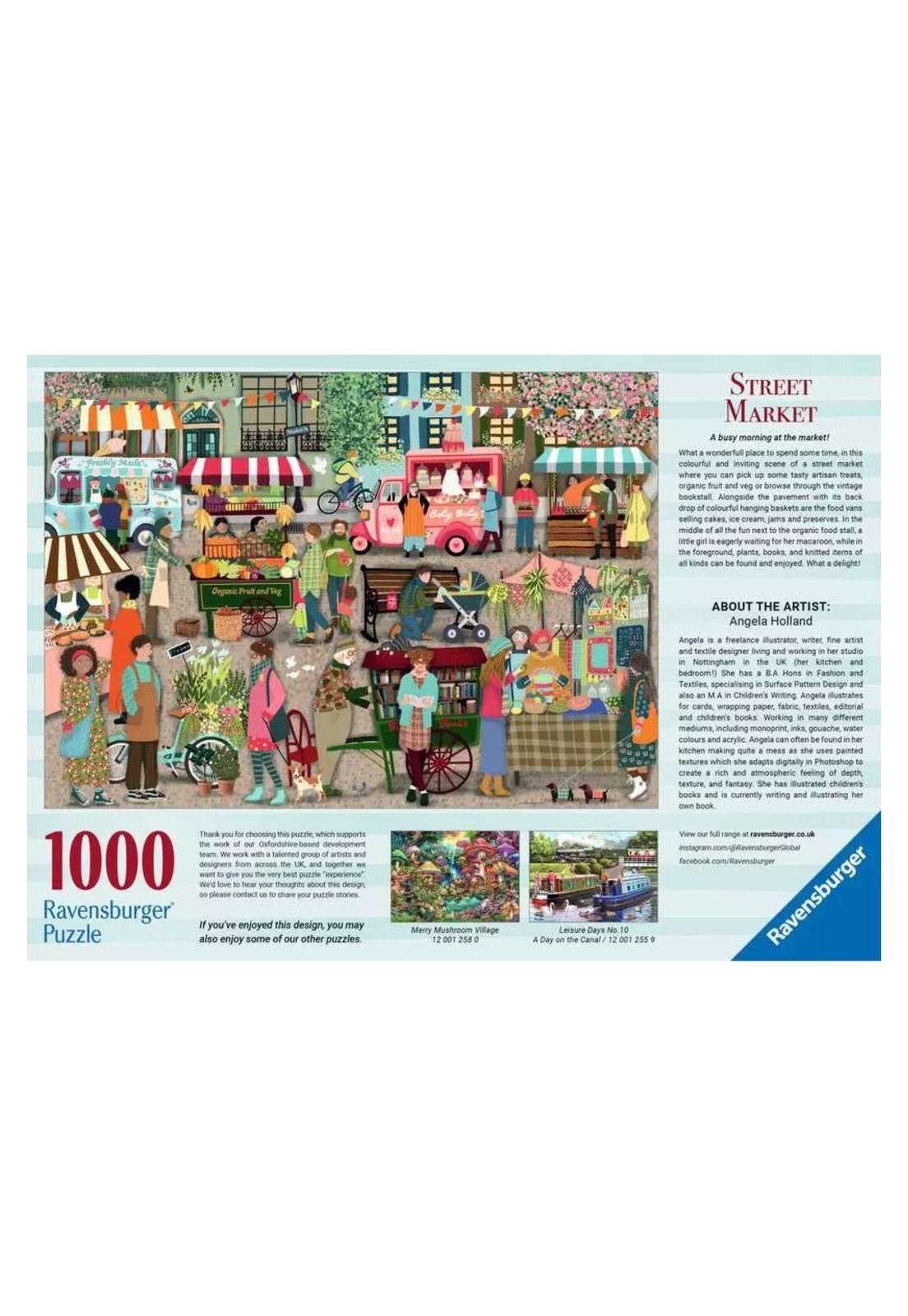 Puzzle Rompecabezas Ravensburger 1000 - Street Market-2