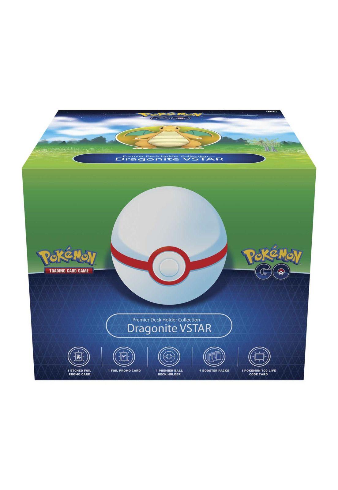 Pokémon Go Premier Deck Holder Box Vstar Dragonite Español-0