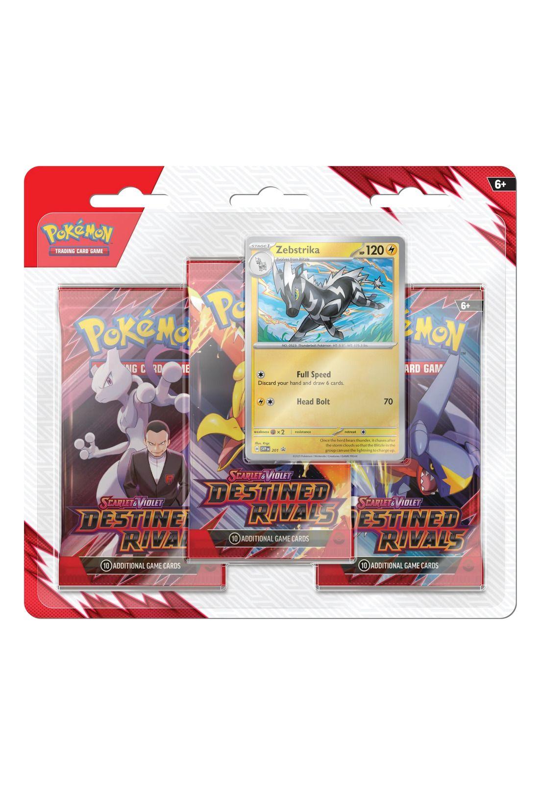 Pokémon Destined Rivals Zebstrika Blister Inglés-0
