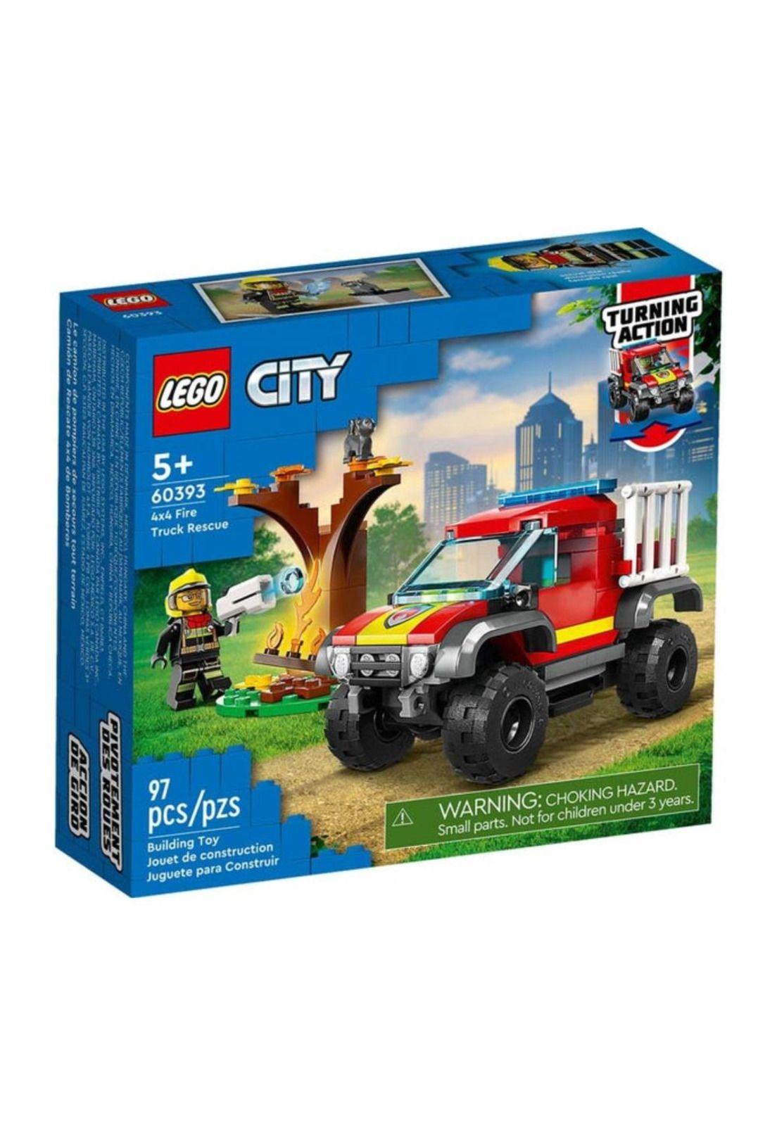 Lego Camión de Rescate 4x4 de Bomberos-0