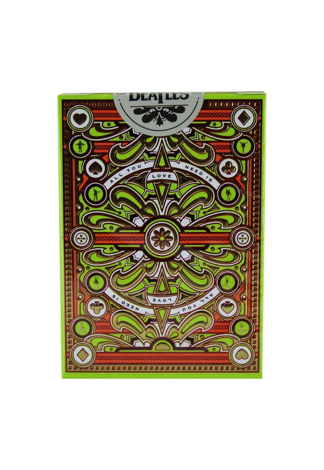 Naipe Bicycle The Beatles Verde-3