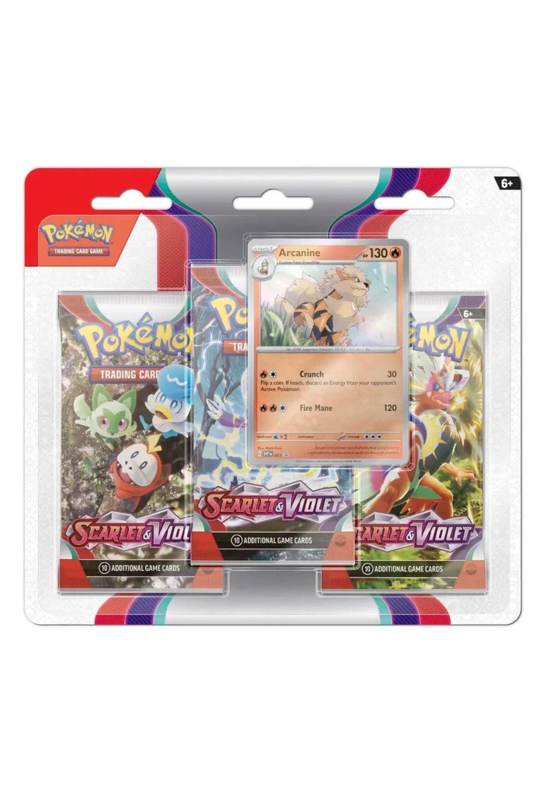 Pokémon Scarlet And Violet Arcanine Blister Pack Español-0