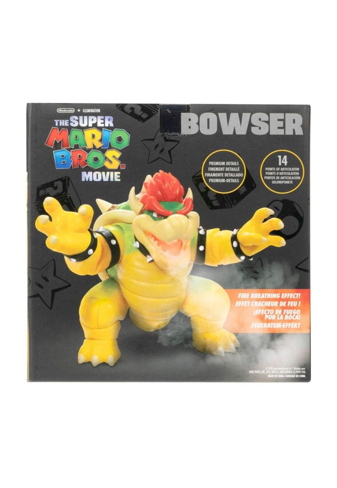 Bowser - Super Mario Figura Articulada con Efectos 18 cm-3