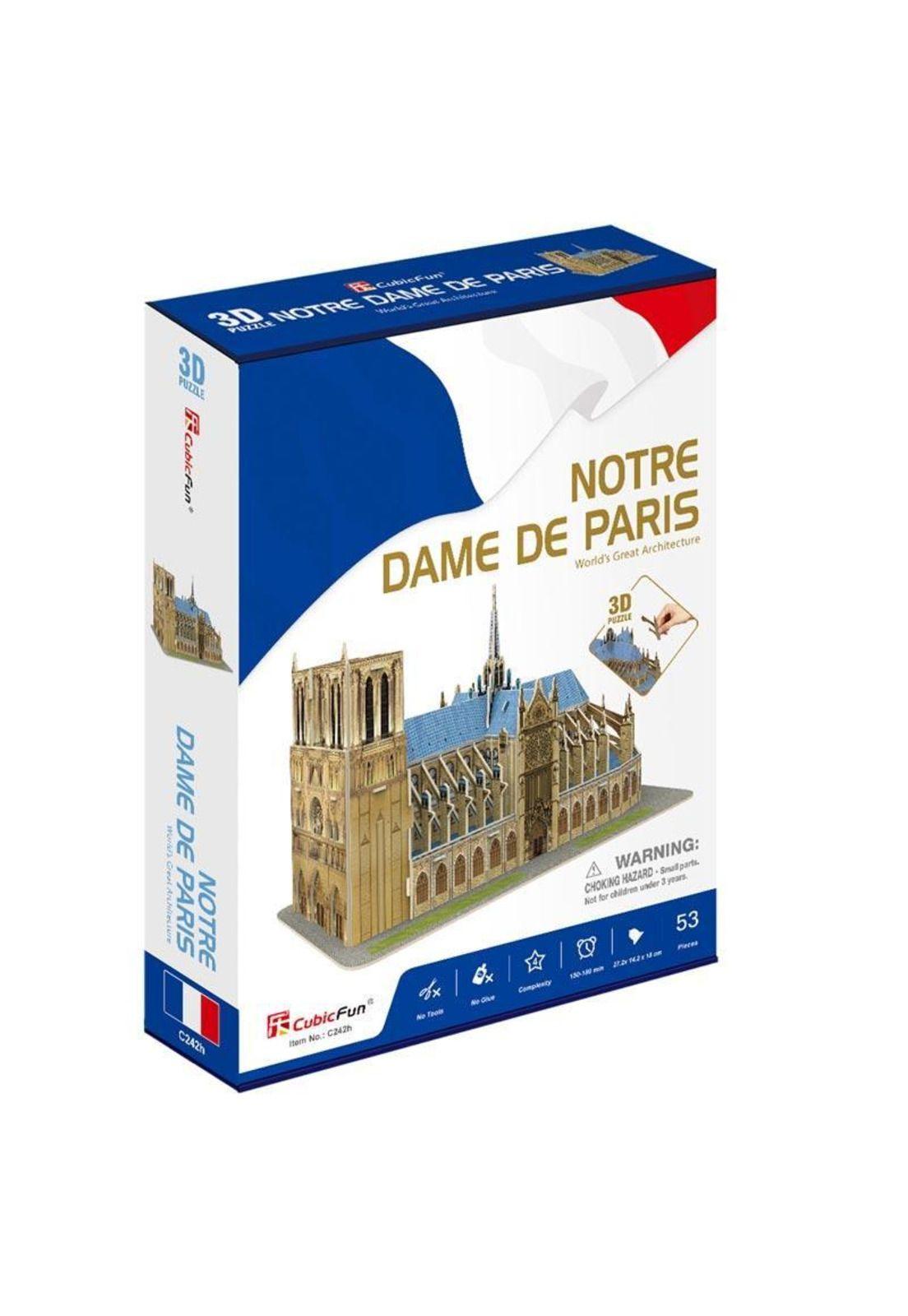 Catedral De Notre Dame Puzzle 3D-0