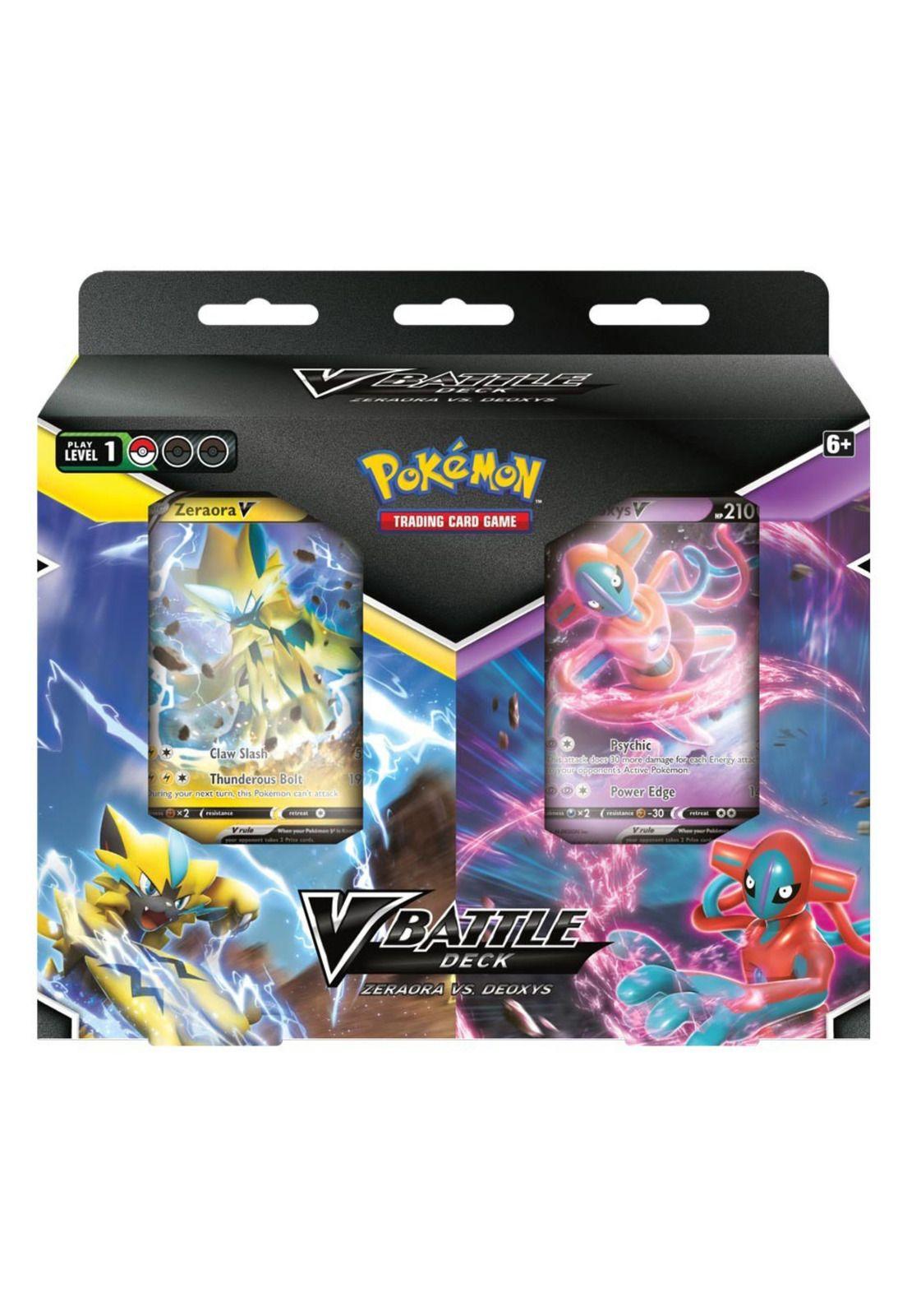Pokémon Deoxys y Zeraora V Bundle Battle Deck Español-0