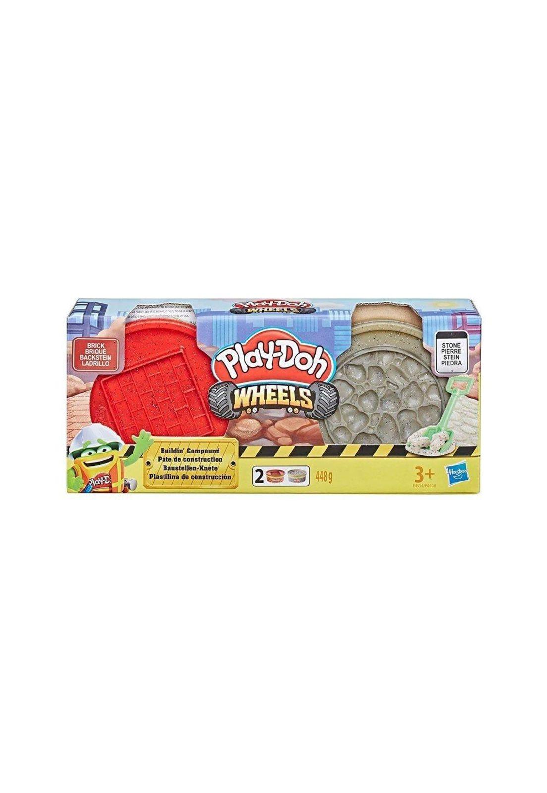 Play Doh 2 Pack Ladrillo y Piedra-0