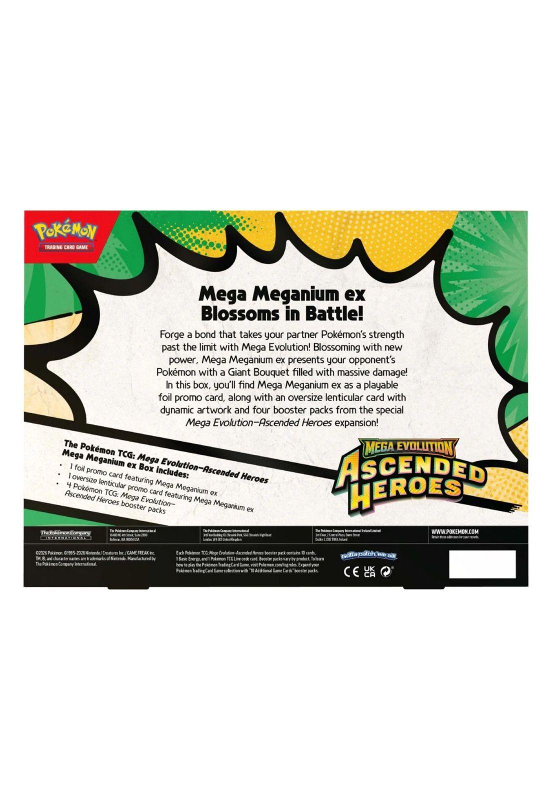 Pokémon Mega Meganium ex Box Inglés-3