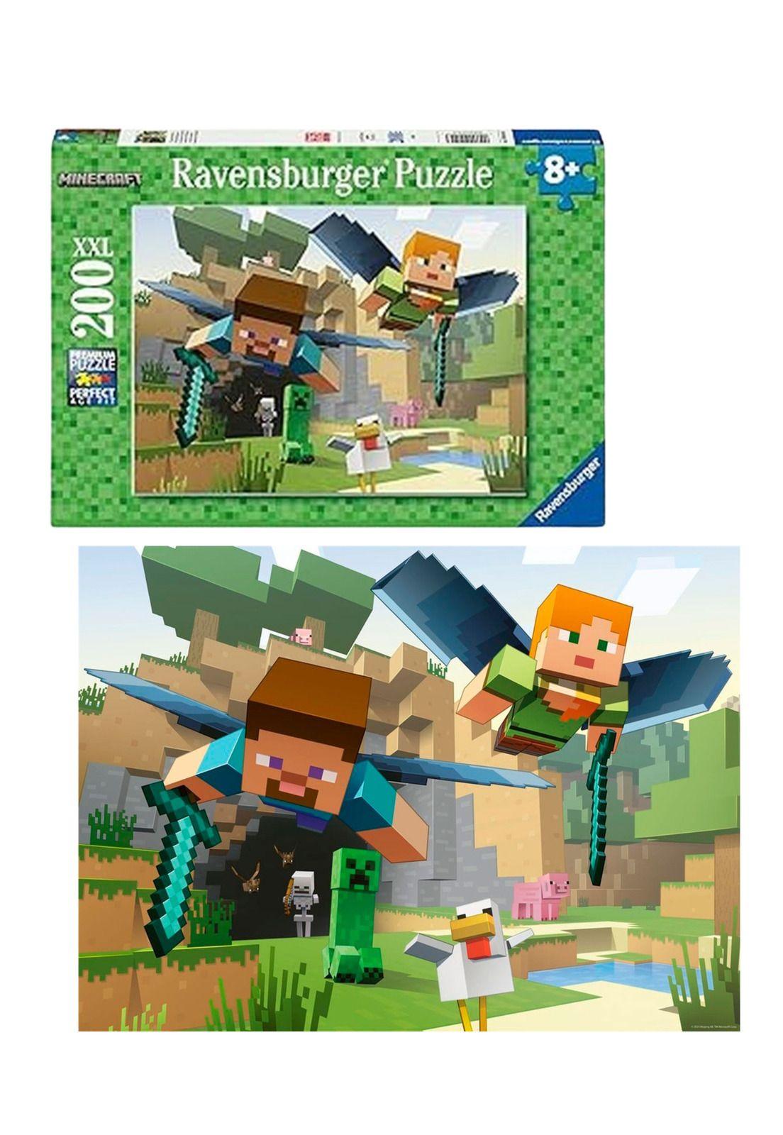 Puzzle Rompecabezas Ravensburger Minecraft 200 piezas XXL - Aventuras-2