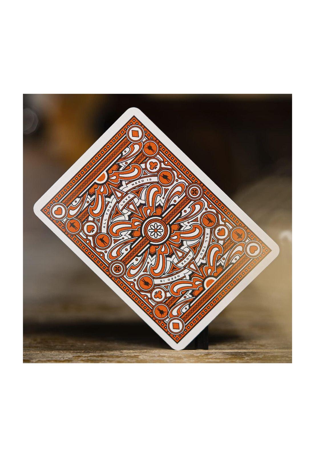 Naipe Bicycle  The Beatles  Naranja-3