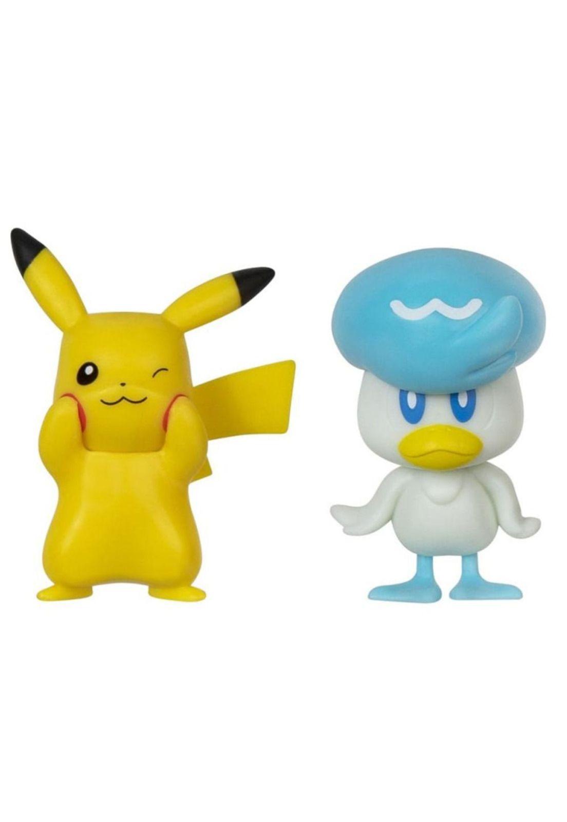 Figura Pokemon Pikachu y Quaxly-1