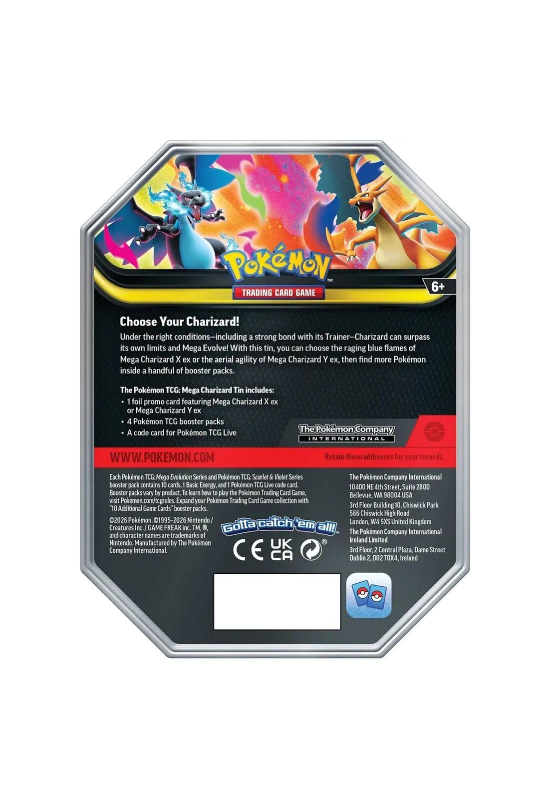 Pokemon Mega Charizard Y ex Tin Inglés-2