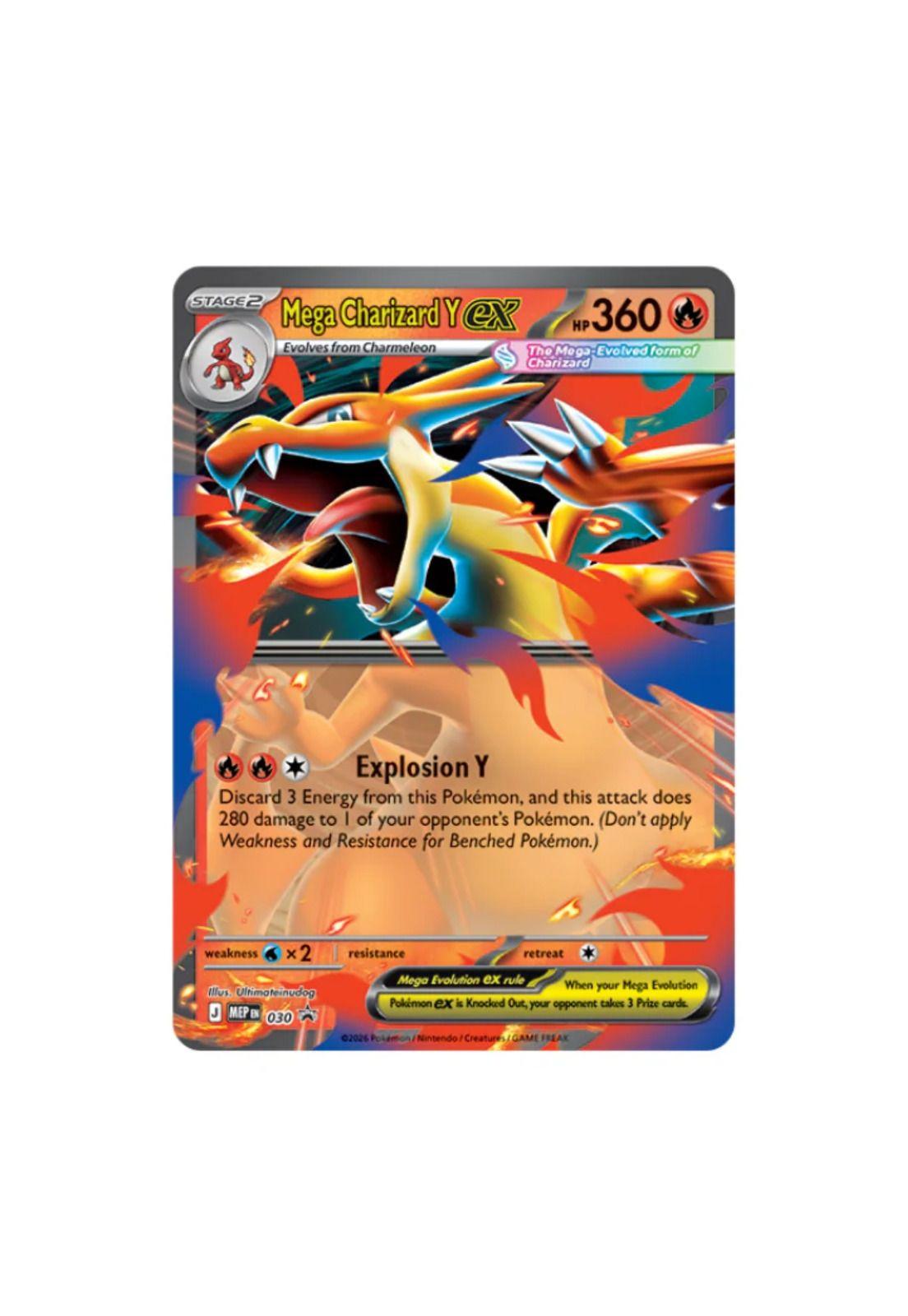 Pokemon Mega Charizard Y ex Tin Inglés-1