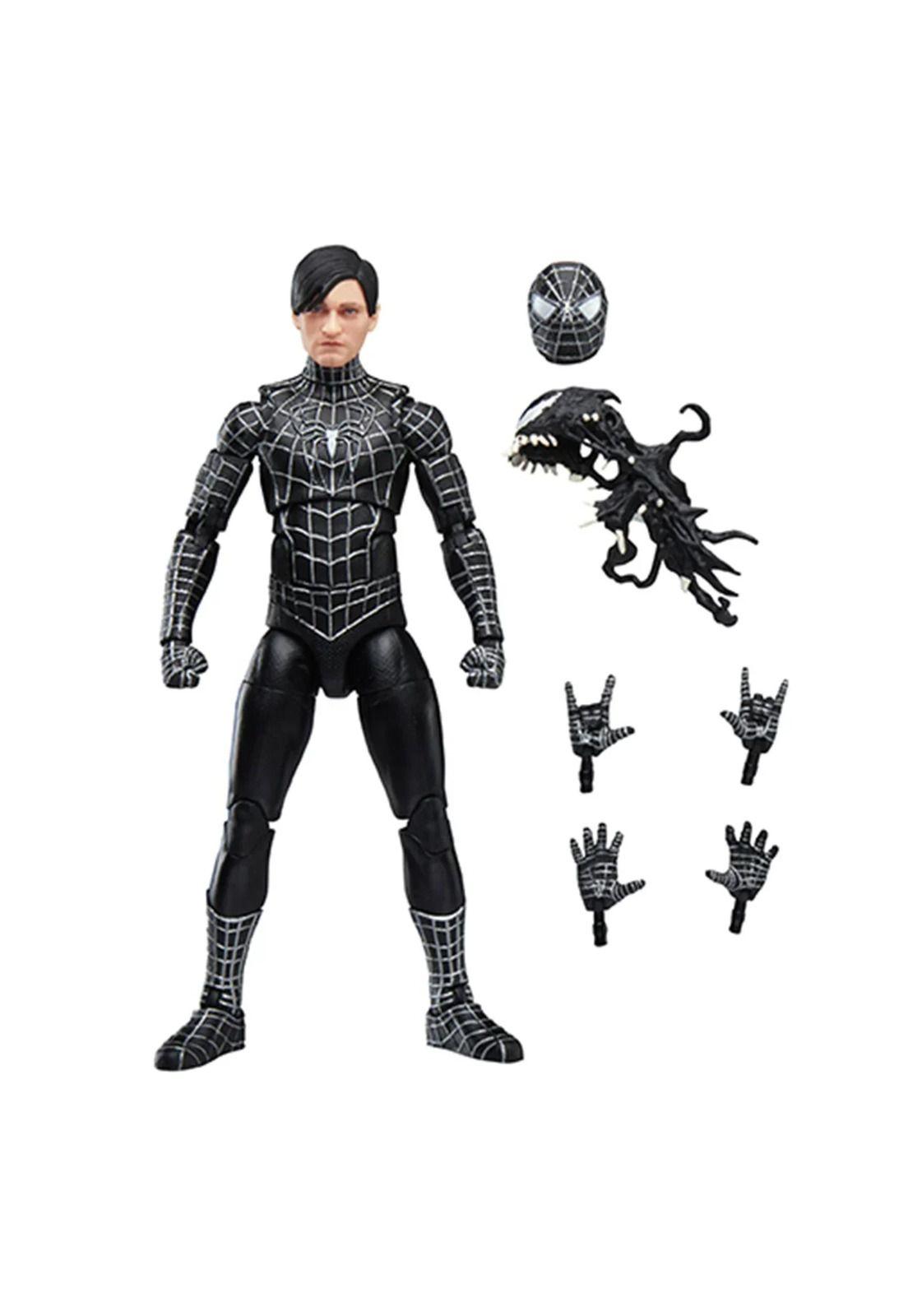 Figura Traje Simbiótico Peter Parker - Spiderman Marvel Legends-3