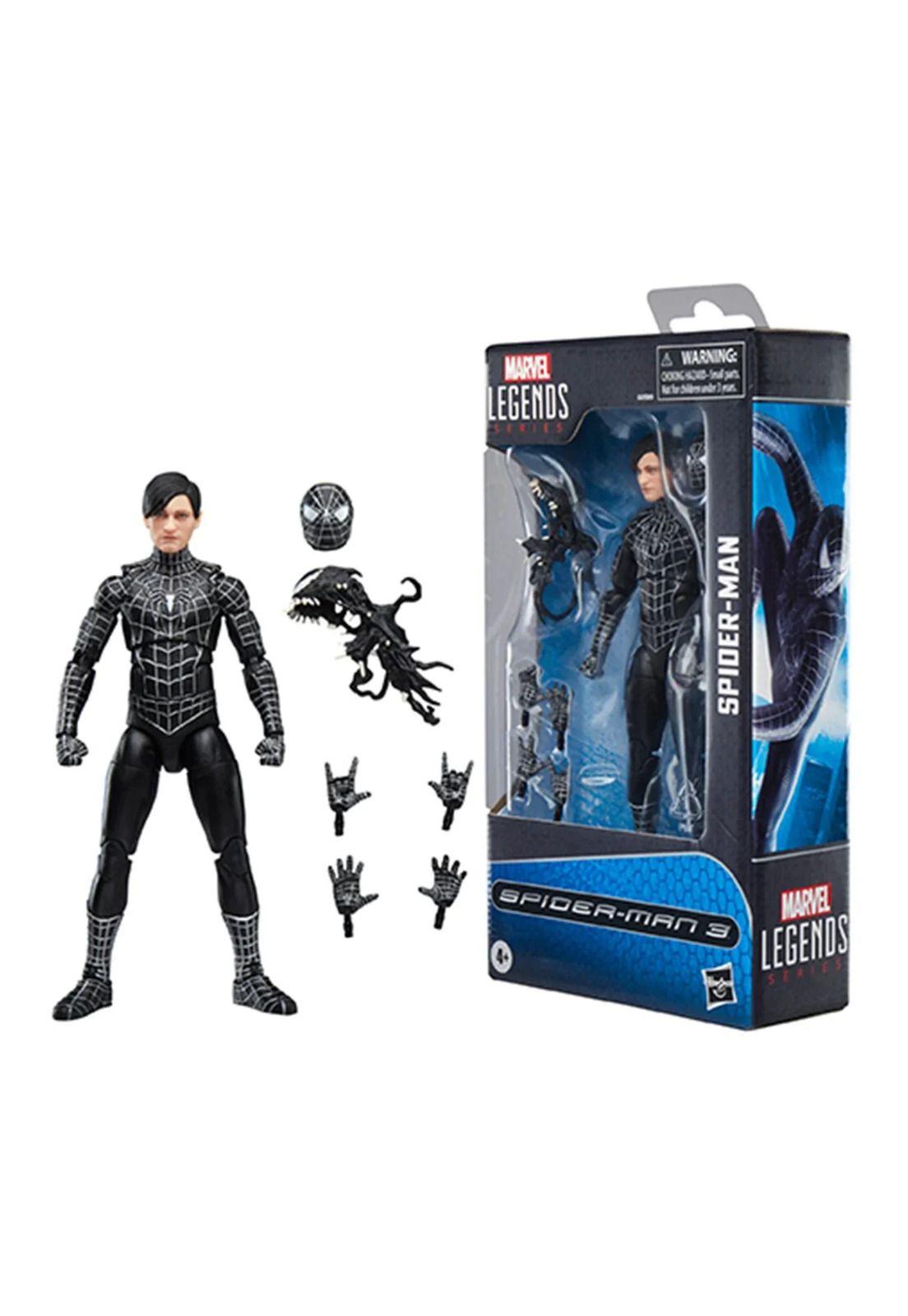 Figura Traje Simbiótico Peter Parker - Spiderman Marvel Legends-4