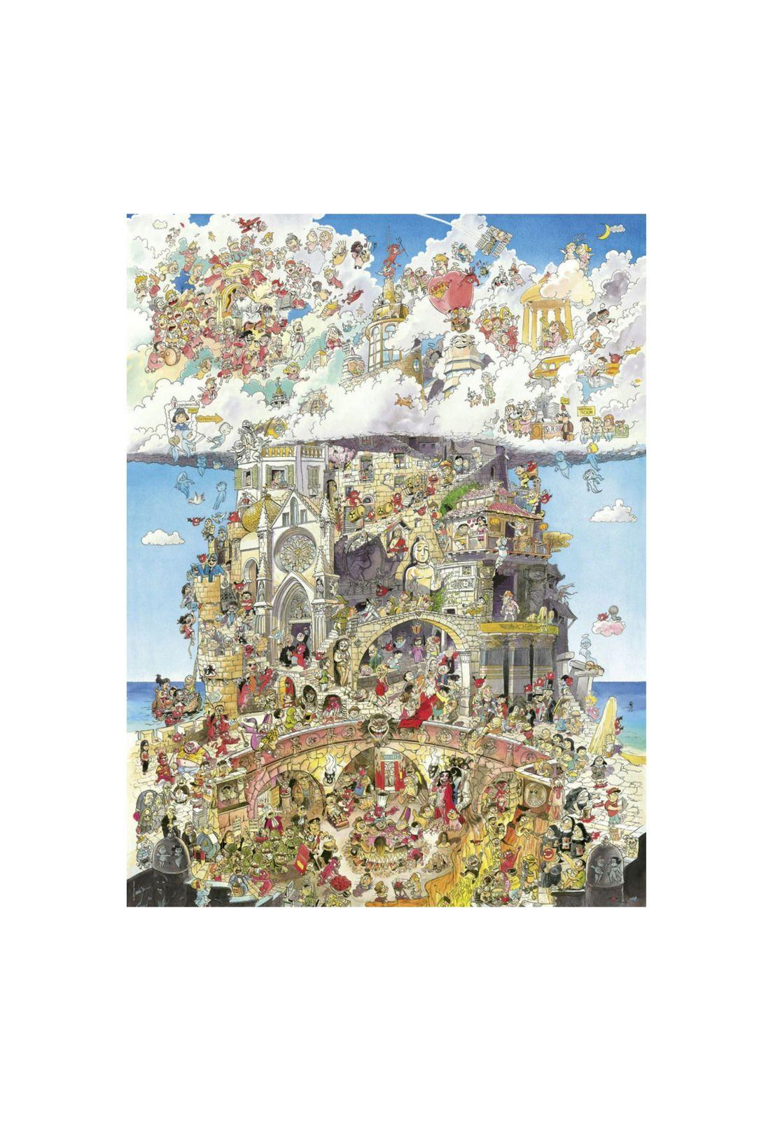 Puzzle Heye 1500 - Heaven and Hell-1