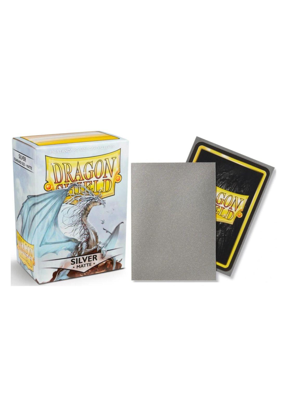 Funda Dragon Shield Standard Matte Silver-2