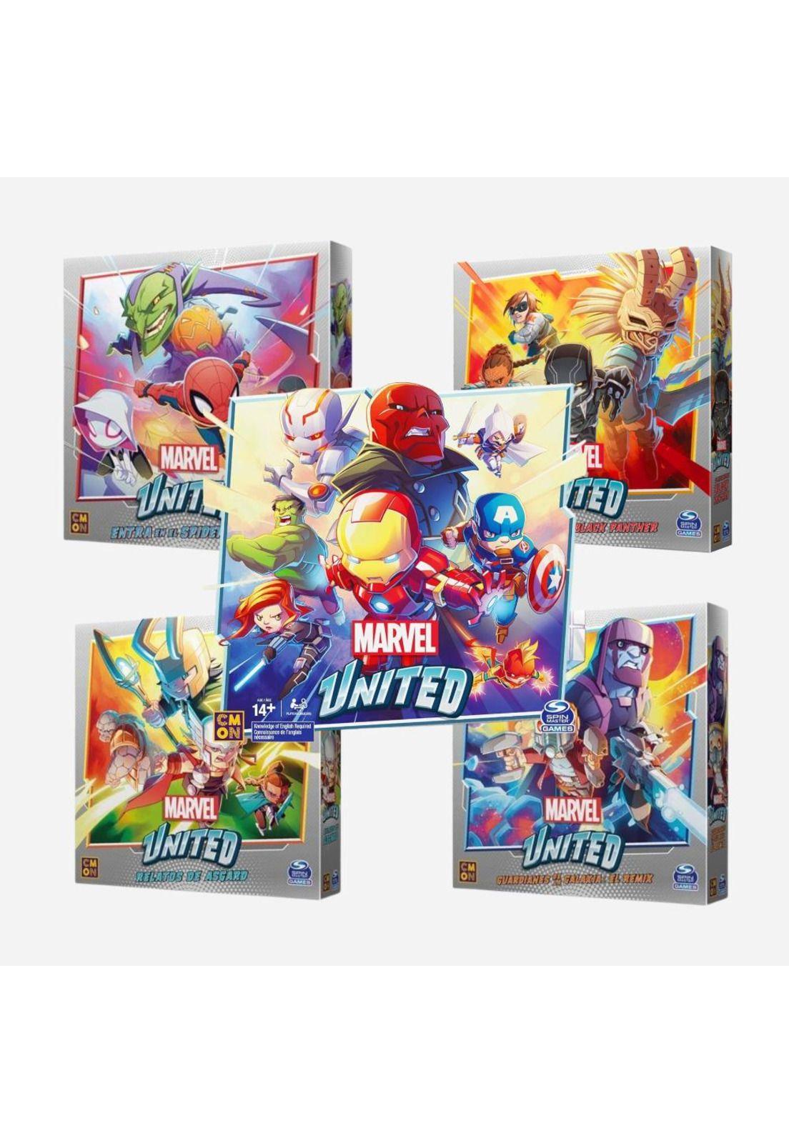 Pack Marvel United Base + Expansiones-0