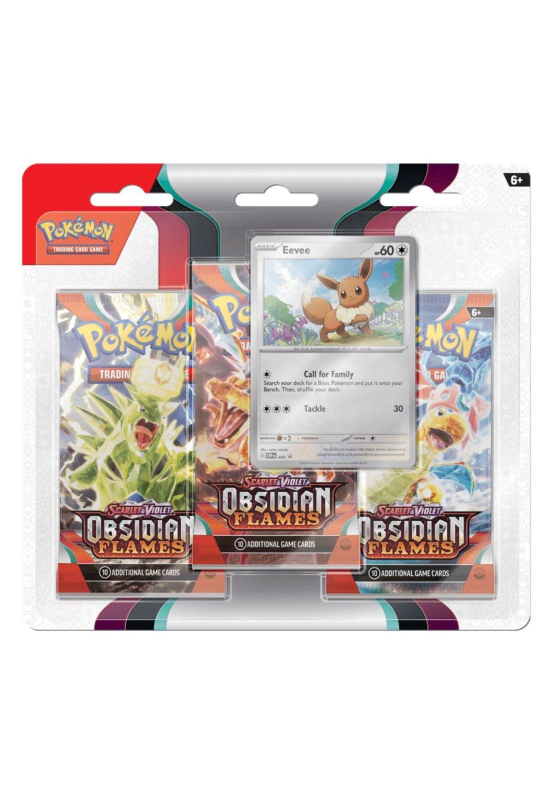 Pokémon Obsidian Flames Eevee Blister Pack Inglés-0