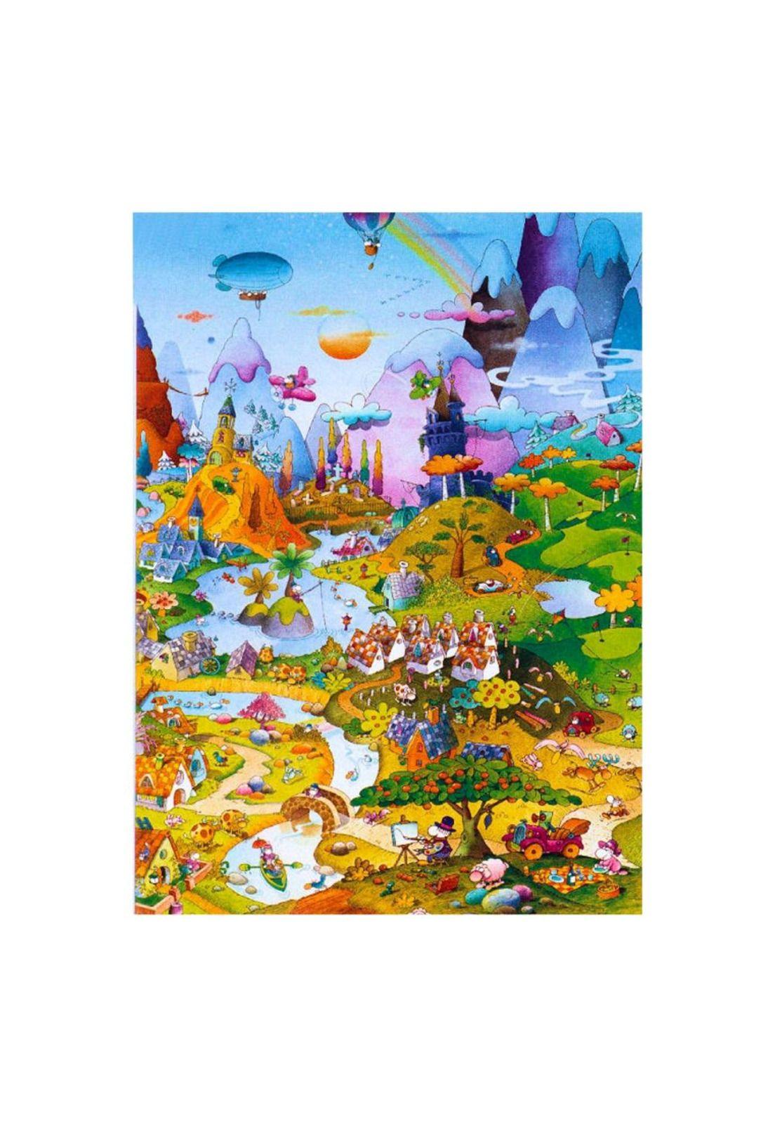 Puzzle Heye 1000 – Mordillo, Idyll By The Lake-1