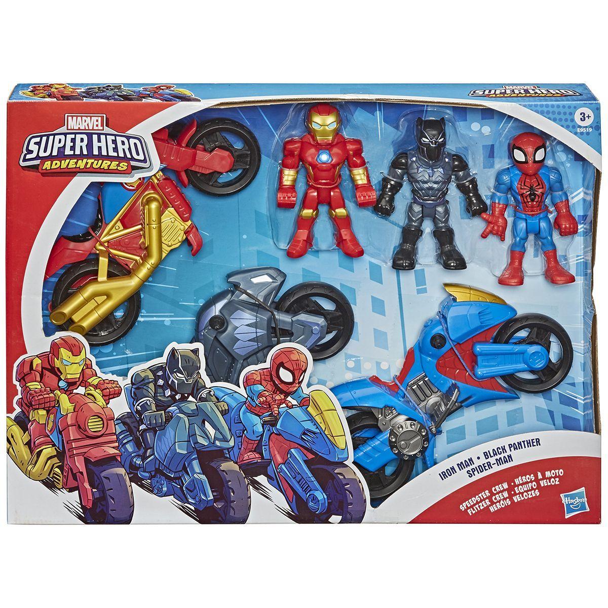 Marvel Figuras y motocicleta-0